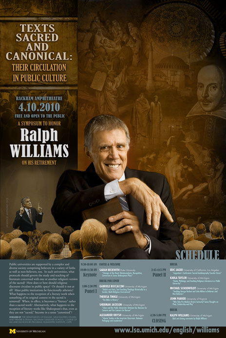 Texts Sacred and Canonical Symposium Poster, 12 X 18